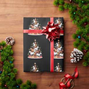 Paard Boom Kerst Paarden Kerstcadeaus Cadeaupapier