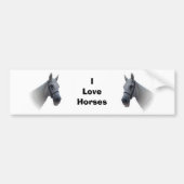 Paard Bumpersticker (Voorkant)