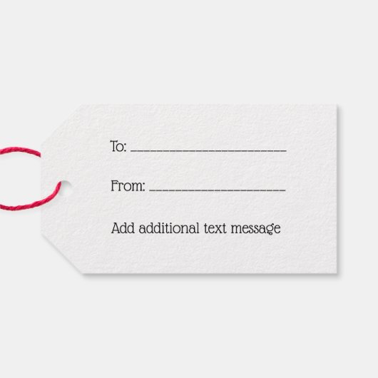  paard cadeaulabel (Achterkant Horizontaal)