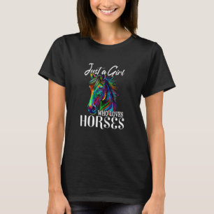Paard Cadeaus voor Vrouwen Jongens Kind Gewoon een T-shirt