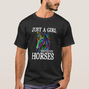 Paard Cadeaus voor Vrouwen Jongens Kind Gewoon een T-shirt