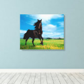 Paard Canvas Afdruk (Insitu (Houten vloer))