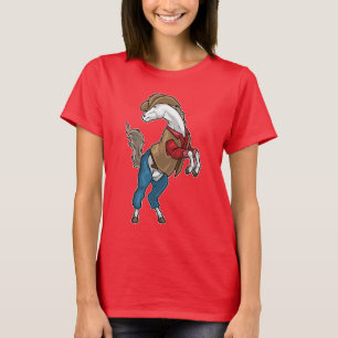 Paard Cowboy Cowboyhoed T-shirt