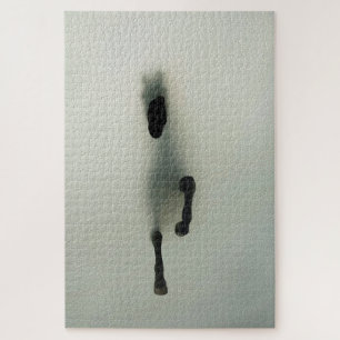 Paard dat door mist breekt - Abstracte Kunst Legpuzzel