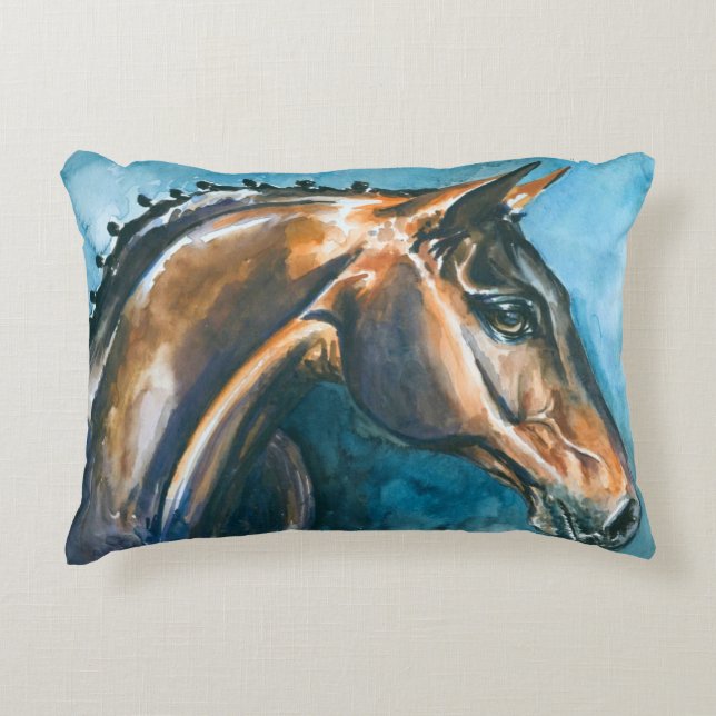 Paard Decoratief Kussen (Voorkant)
