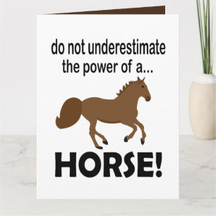 Paard Dier Schattig Grappig Paard Kaart
