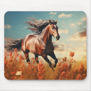 Paard Dier Wildlife Wilderness Kleurrijke Wall Art Muismat