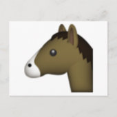 Paard - Emoji Briefkaart (Voorkant)