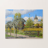 Paard en Basiliek met Psalm Legpuzzel (Horizontaal)