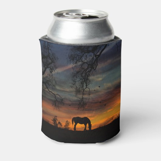 Paard- en eikenboomland Zuidwestelijke Koelbox Blikjeskoeler (Blikje Achterkant)