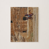 Paard en gemaskerde ruiter Petra Jordan Legpuzzel (Verticaal)