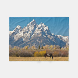 Paard en Grand Tetons, Moose Head Ranch Fleece Deken