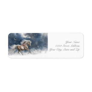 Paard en Maan Retouradres Etiket