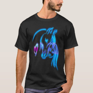 Paard en Meisje Voor Vrouwen Tiener Meisjes Paardr T-shirt