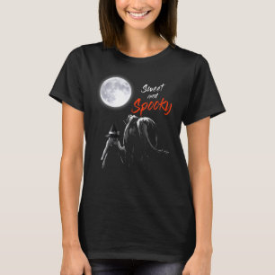 Paard En Meisje Zoete En Griezels Vrouwen Meisjes T-shirt