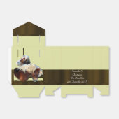 Paard- en pony-equestrian bruiloft bedankdoosjes (Uitgevouwen)