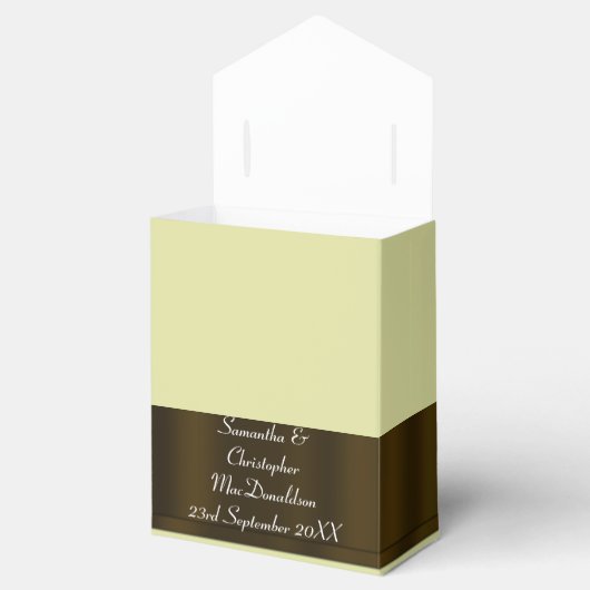 Paard- en pony-equestrian bruiloft bedankdoosjes (Geopend)