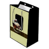 Paard en pony ruiterthema medium cadeauzakje (Achterkant Gekanteld)