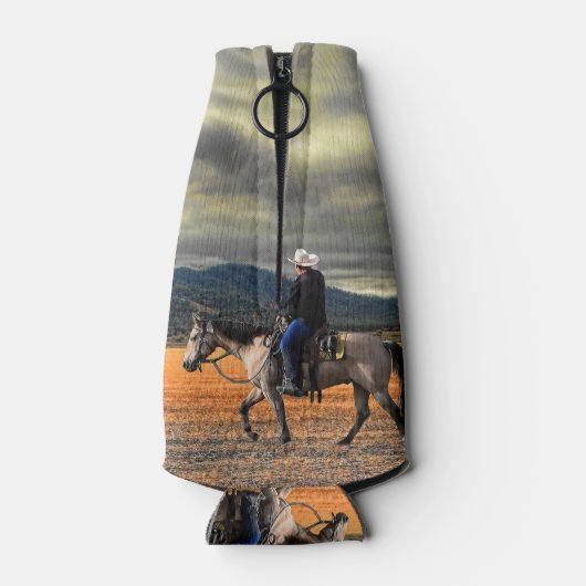 PAARD EN RUITER FLESJESKOELER (Achterkant)