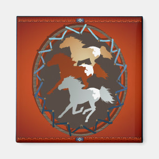 Paard en Schild_Magneet Magneet