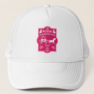 Paard en wagen Romantische bruiloft Trucker Pet