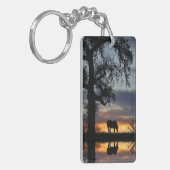 paard en water sleutelhanger (Voorkant Links)