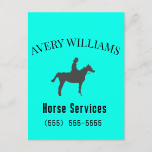 Paard Equine Zakelijke Briefkaart