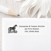 paard etiket (Insitu)