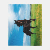 Paard Fleece Deken (Voorkant)