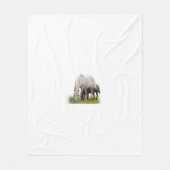 Paard Fleece Deken (Voorkant)