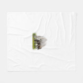 Paard Fleece Deken (Voorkant (Horizontaal))