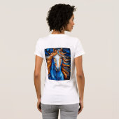 Paard Gebrandschilderd Glas T-shirt (Achterkant volledig)