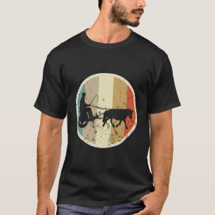 Paard getrokken voertuig wagen chauffeur coachman t-shirt