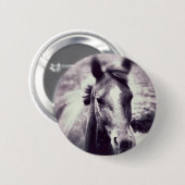 Paard Grunge Ronde Button 5,7 Cm (Voorkant /achterkant)