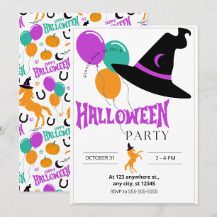 Paard Halloween Feest Uitnodiging