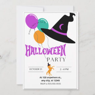 Paard Halloween Feest Uitnodiging