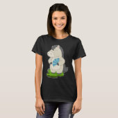 Paard Hand fan T-shirt (Voorkant volledig)