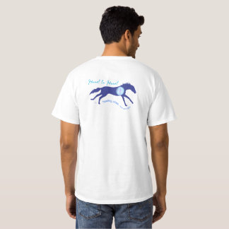 Paard Hart-op-Hart Genezende Trillingen T-shirt