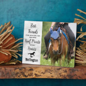 Paard Herinnering Gepersonaliseerde Pet Photo Memo Fotoplaat (Zijkant)