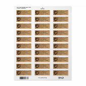 Paard, Hoefijzer Ruitersport Western Hout Land Etiket (Full Sheet)