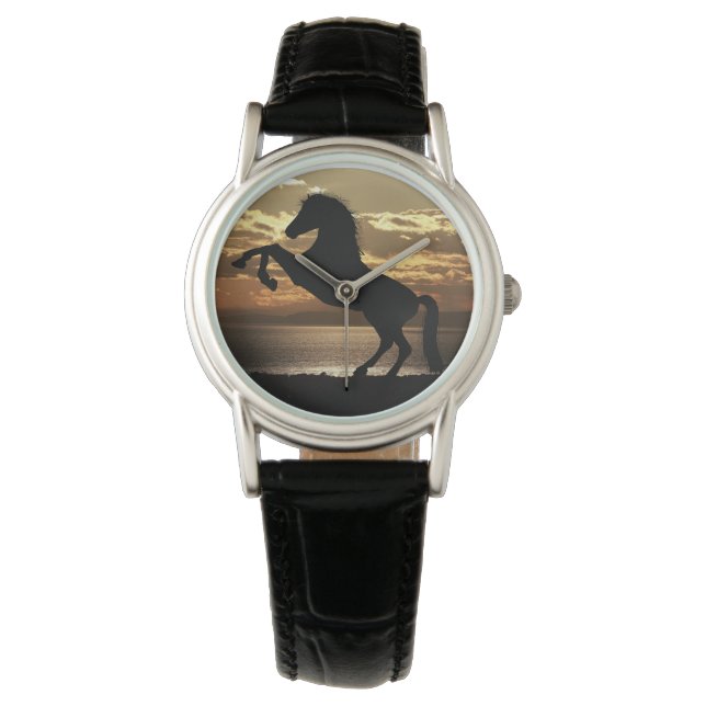 paard horloge (Voorkant)