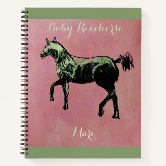 Paard in actie notitieboek (Voorkant)