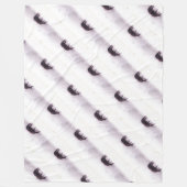 paard in de nevel fleece deken (Voorkant)