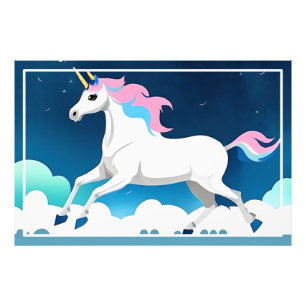 Paard in de race-15468 foto afdruk