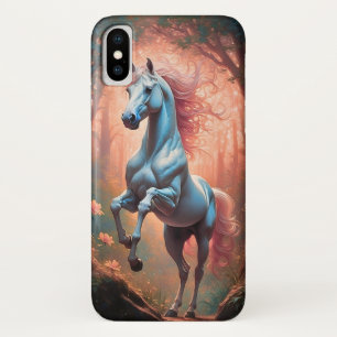 Paard in het bos iPhone x hoesje