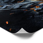 Paard in het vuur poster (Hoek)