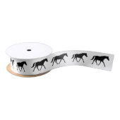 Paard in Silhouette 1,5 inch Lint (Spoel)