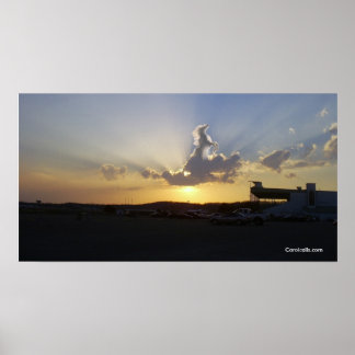 paard in wolken, Carolcells.com Poster