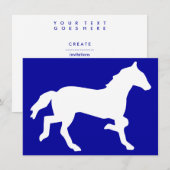 paard kaart (Voorkant / Achterkant)