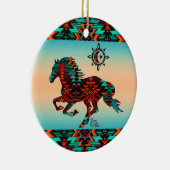 Paard keramiek ornament (Rechts)